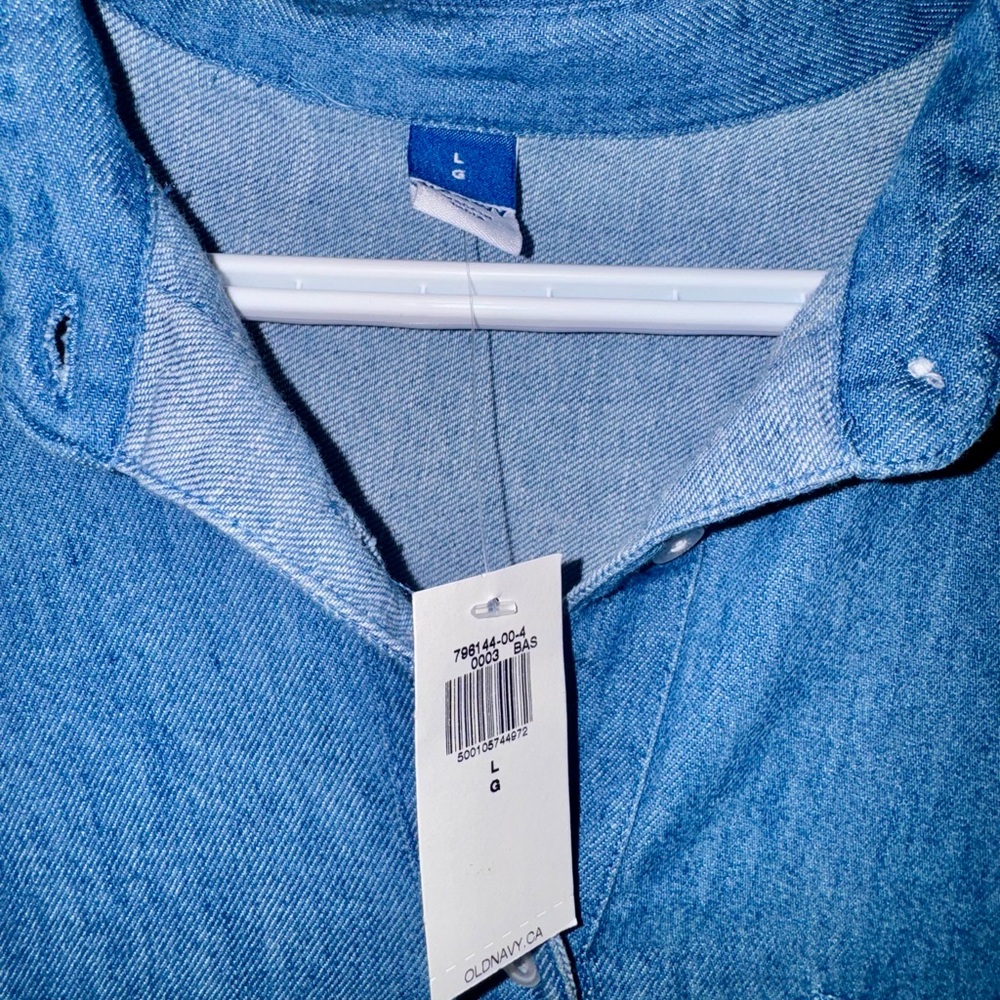 OLD NAVY Women's Blue Denim Dress - Picture 2 of 3